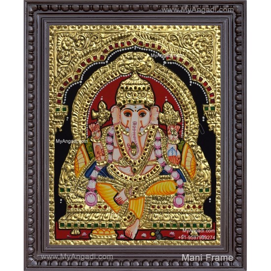 Ganesha Tanjore Painting Ganesha Tanjore Painting