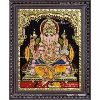 Ganesha Tanjore Painting
