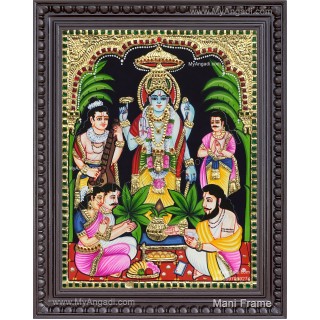 Sathya Narayana Tanjore Painting