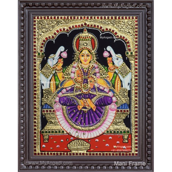 Gaja Lakshmi Tanjore Painting