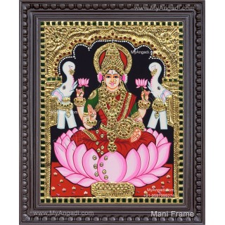 Gajalakshmi  Tanjore Painting