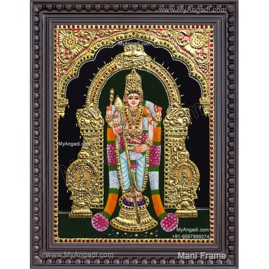 Thiruchendhur Murugan Tanjore Painting