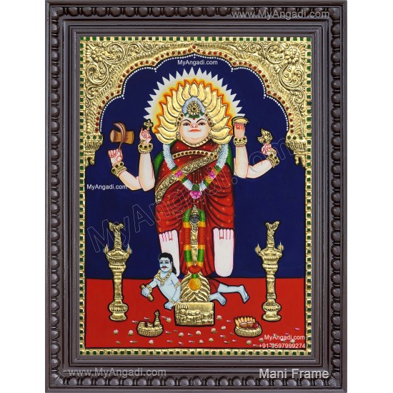 Masani Amman Tanjore Painting