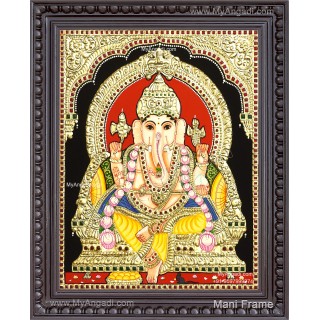 Ganesha Tanjore Painting Ganesha Tanjore Painting