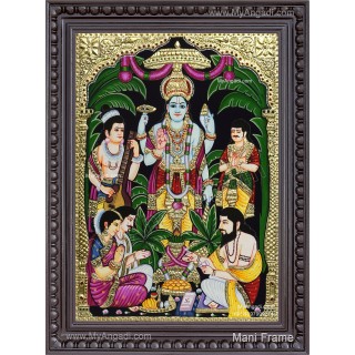 Sathya Narayana Tanjore Painting