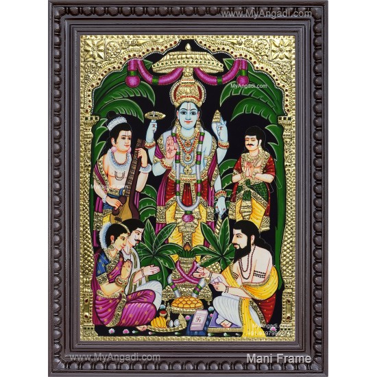 Sathya Narayana Tanjore Painting