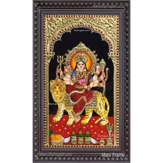 Durga Devi Tanjore Painting