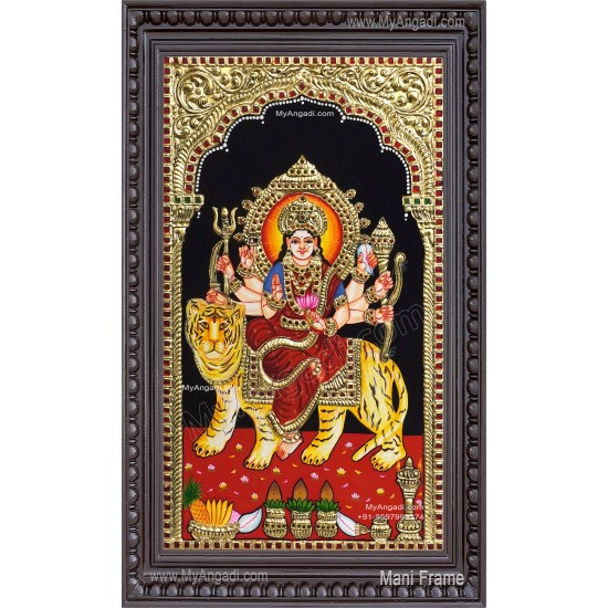 Durga Devi Tanjore Painting
