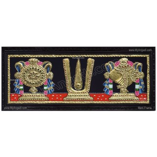 Sangu Chakram Nammam Tanjore Painting