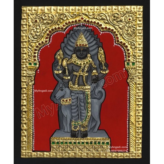 Kalabhairavar Tanjore Painting