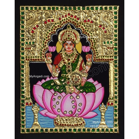 Dhana Lakshmi Tanjore Painting Dhana Lakshmi Tanjore Painting