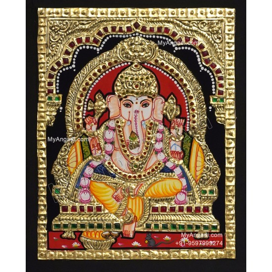 Ganesha Tanjore Painting