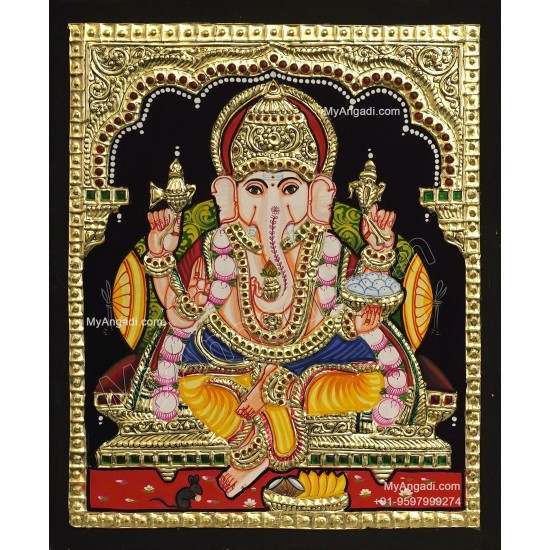 Ganesha Tanjore Painting