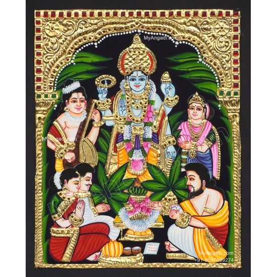 Sathya Narayana Tanjore Painting