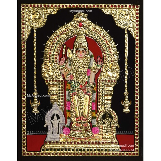 Thiruchendhur Murugan Tanjore Painting