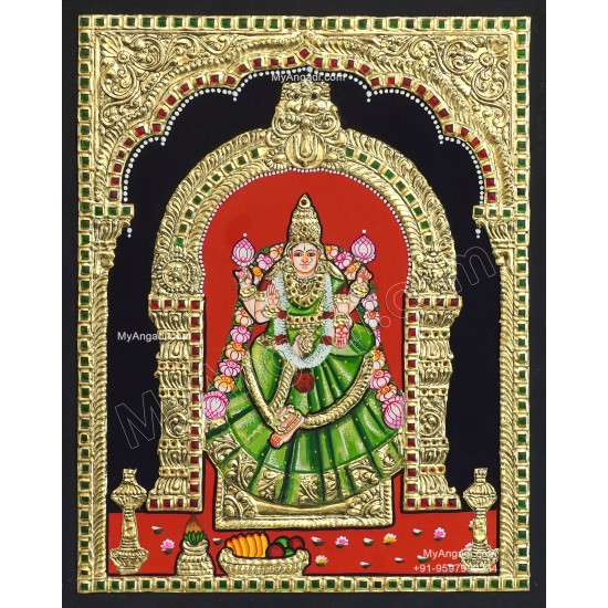 Veeramathi Amman Tanjore Painting