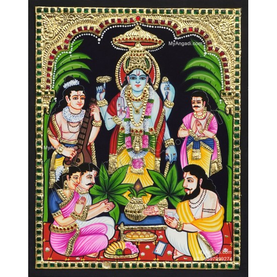Sathya Narayana Tanjore Painting