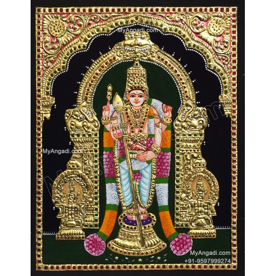 Thiruchendhur Murugan Tanjore Painting