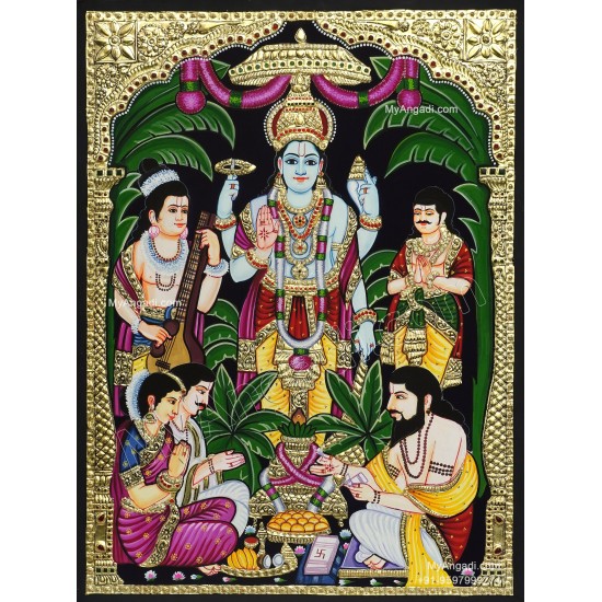 Sathya Narayana Tanjore Painting