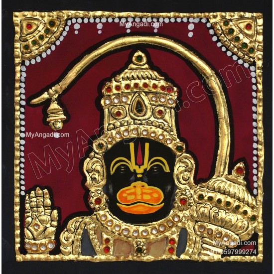 Hanuman Tanjore Painting