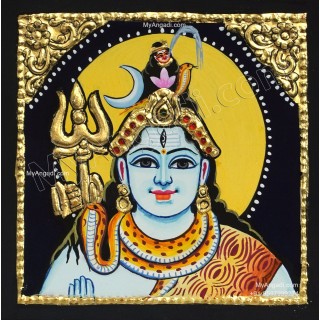 Sivan Tanjore Painting
