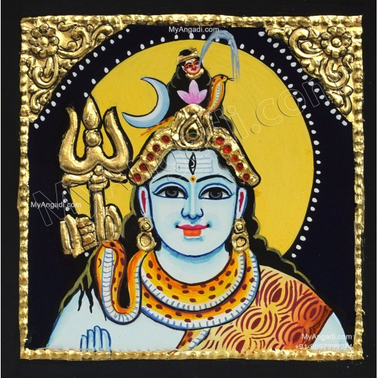 Sivan Tanjore Painting