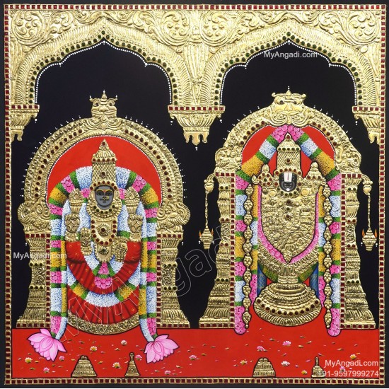 Balaji Thayar Tanjore Painting Balaji Thayar Tanjore Painting