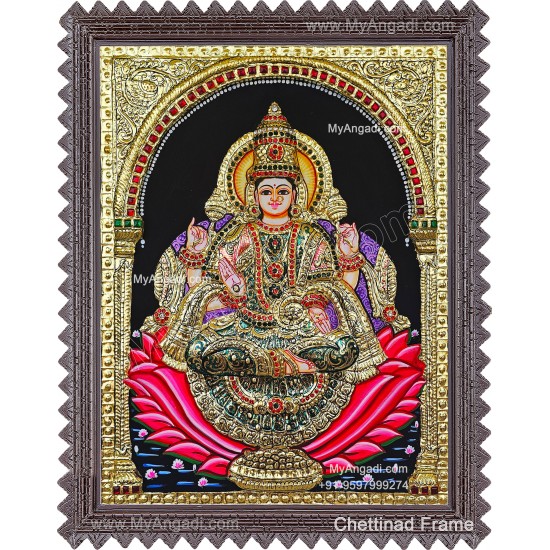 Lakshmi 2D Tanjore Painting Lakshmi 2D Tanjore Painting