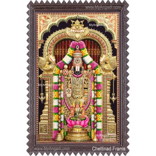 3d Balaji Lakshmi Tanjore Painting