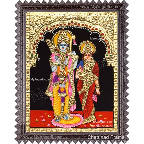 Ram Sita Tanjore Painting
