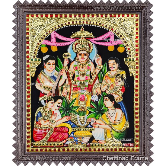 Sathya Narayana Tanjore Painting