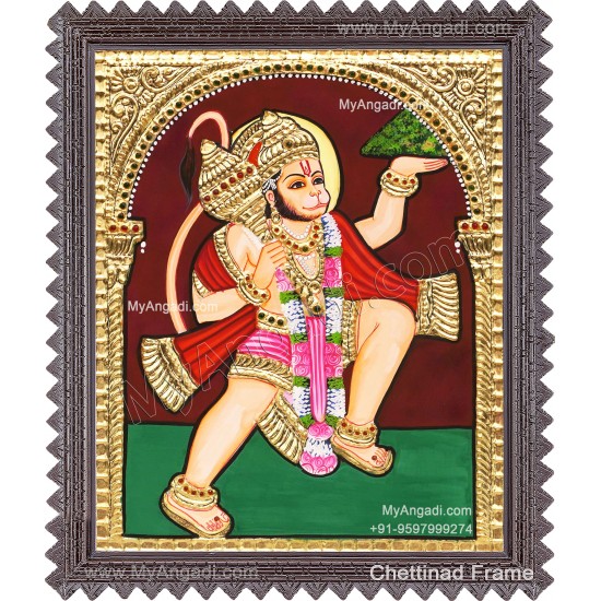 Hanuman Tanjore Painting