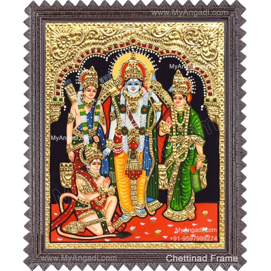 Ram Darbar Tanjore Painting