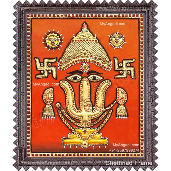 Rani Sati Dadi Ji Tanjore Painting