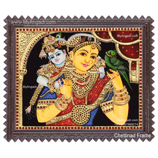 Yashoda Krishna Tanjore Painting
