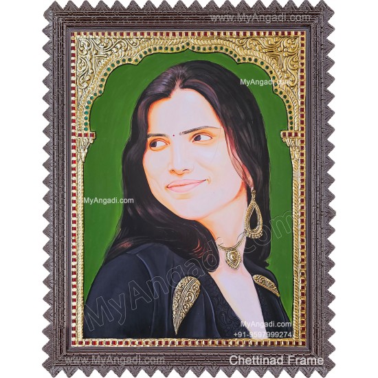 Portrait Tanjore Painting Portrait Tanjore Painting