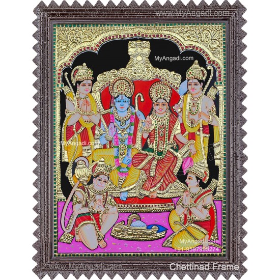 Ram Durbar Tanjore Painting Ram Durbar Tanjore Painting