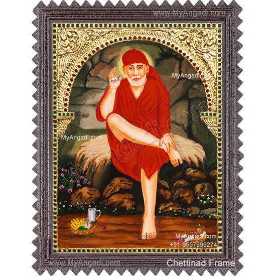 Saibaba Tanjore Painting