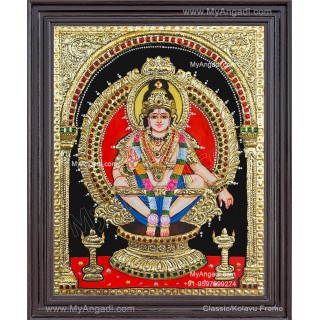 Ayyappan 2D Tanjore Painting