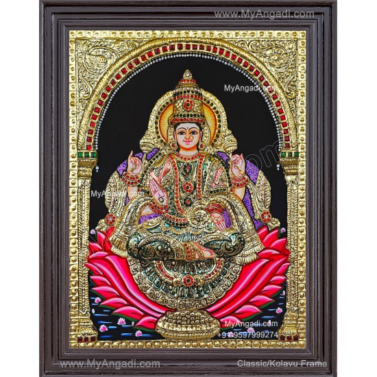 Lakshmi 2D Tanjore Painting Lakshmi 2D Tanjore Painting