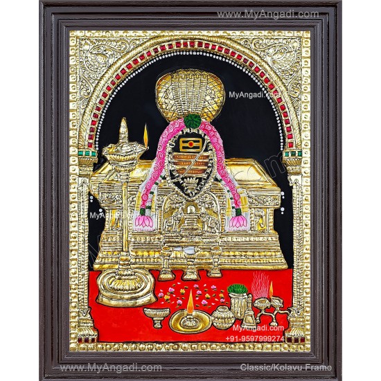 Shiva Lingam 2D Tanjore Painting Shiva Lingam 2D Tanjore Painting