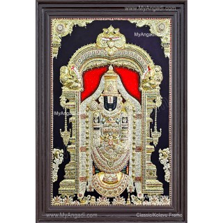 Embossed Balaji  Tanjore Painting