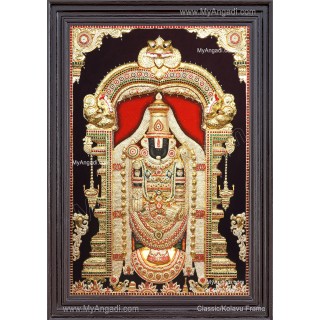 Embossed Balaji  Tanjore Painting