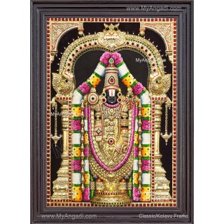 Embossed Balaji  Tanjore Painting