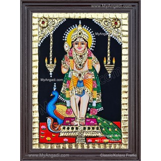 Peacock Murugar Tanjore Paintings
