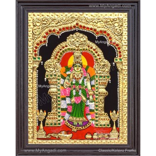 Meenakshi Amman Tanjore Painting