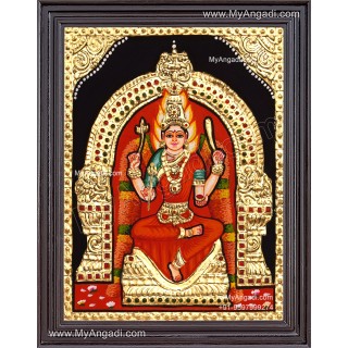 Angala Parameshwari Amman Tanjore Painting