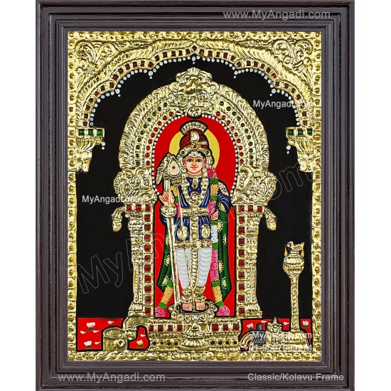 Raja Alangara Murugar Tanjore Painting Raja Alangara Murugar Tanjore Painting