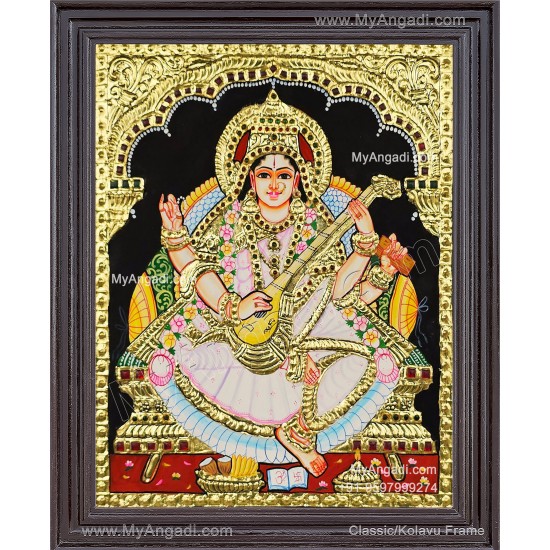 Saraswathi Tanjore Paintings Saraswathi Tanjore Paintings