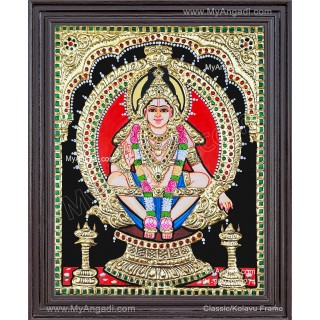 Ayyappan Tanjore Painting